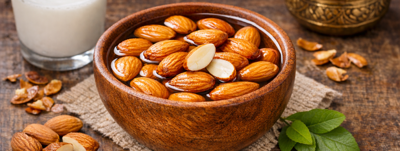 પલાળેલી બદામ ખાવાના ફાયદા